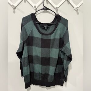 Torrid size 3 checkered sweater